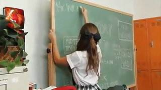 STP3 Sexy Schoolgirl Seduces Her Teacher ! 