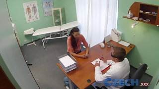 Czech Doctor intimately examines a married woman 