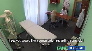FakeHospital Doctors recommendation has sexy blonde paying t 